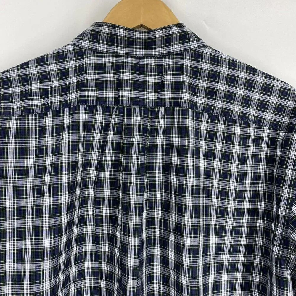 LL Bean Shirt Button Down Check - Picture 5 of 6